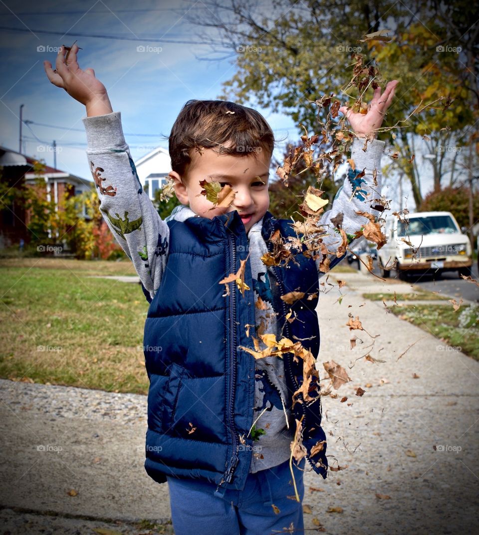 Boy playing 