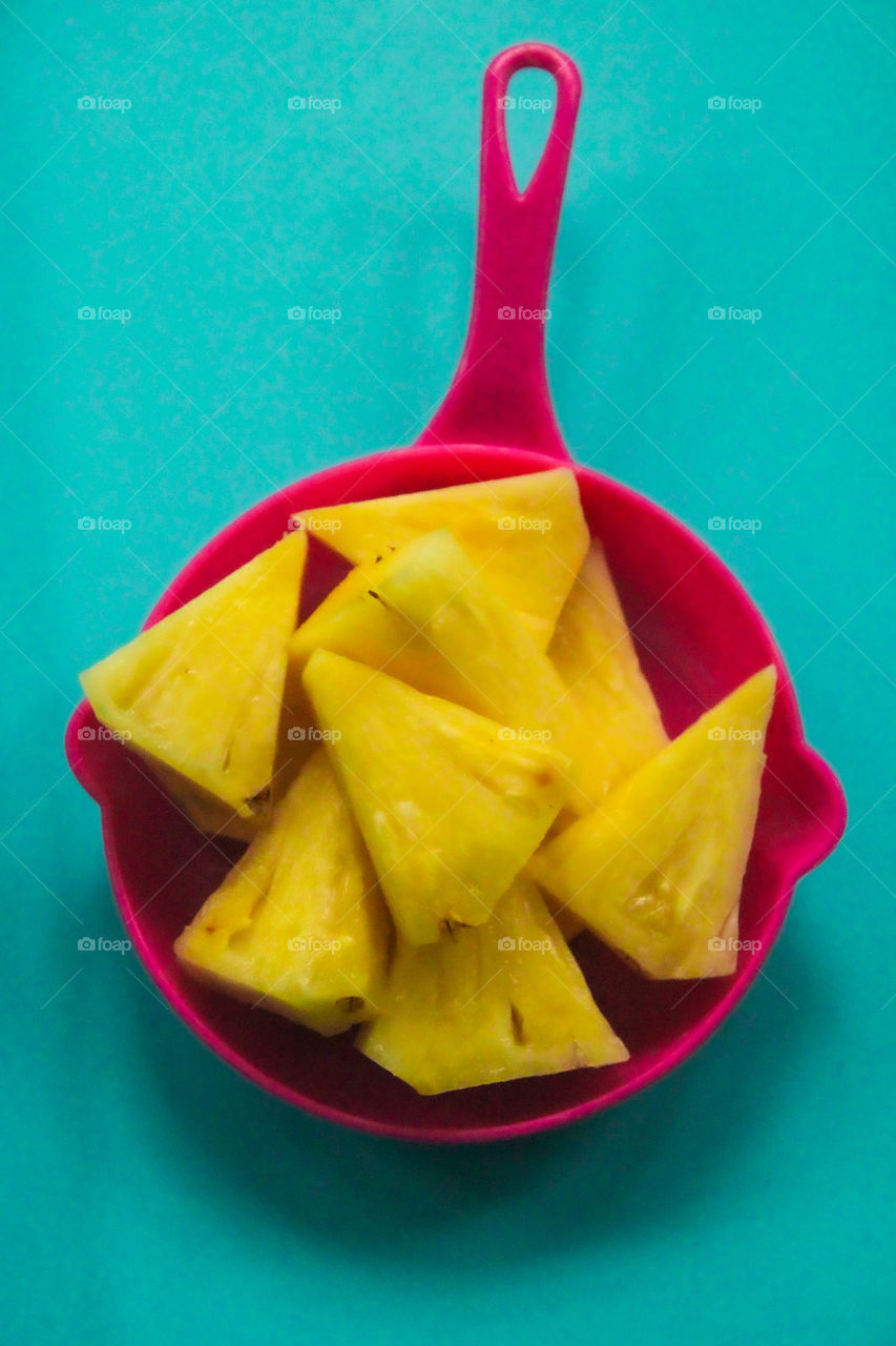 Summer special photography.Summer special fruit images.Pineapple is another fruit that is very appealing in the Summer season. It's a low-calorie fruit that is rich in fibre.Summer special fruit images.