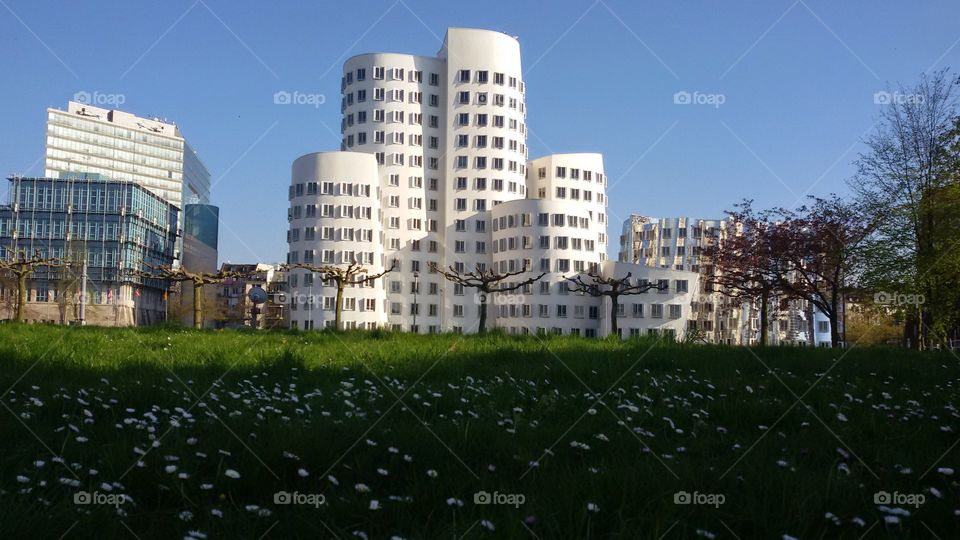 Modern Architektur in Düsseldorf Deutschland