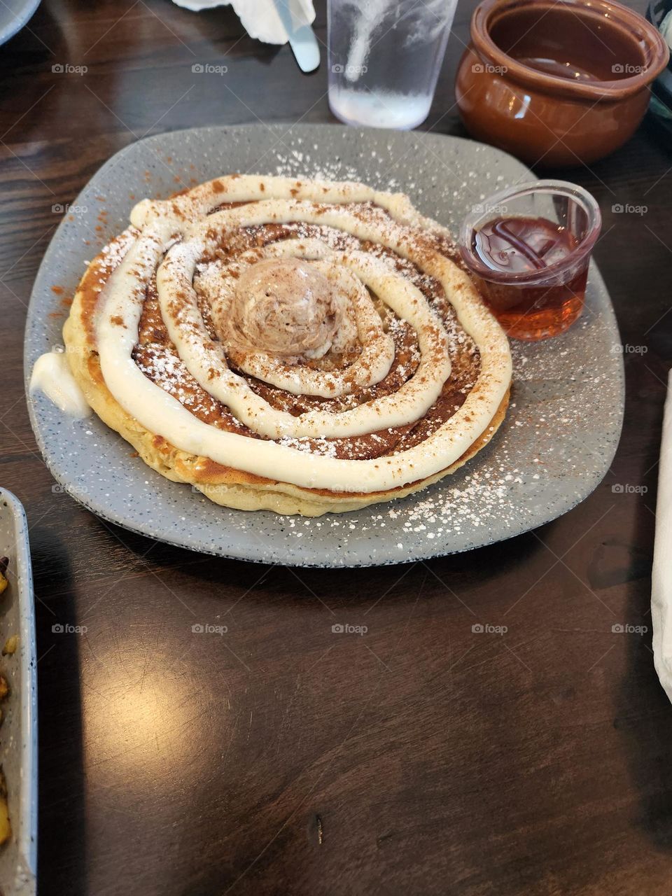 Cinnamon Roll Pancakes