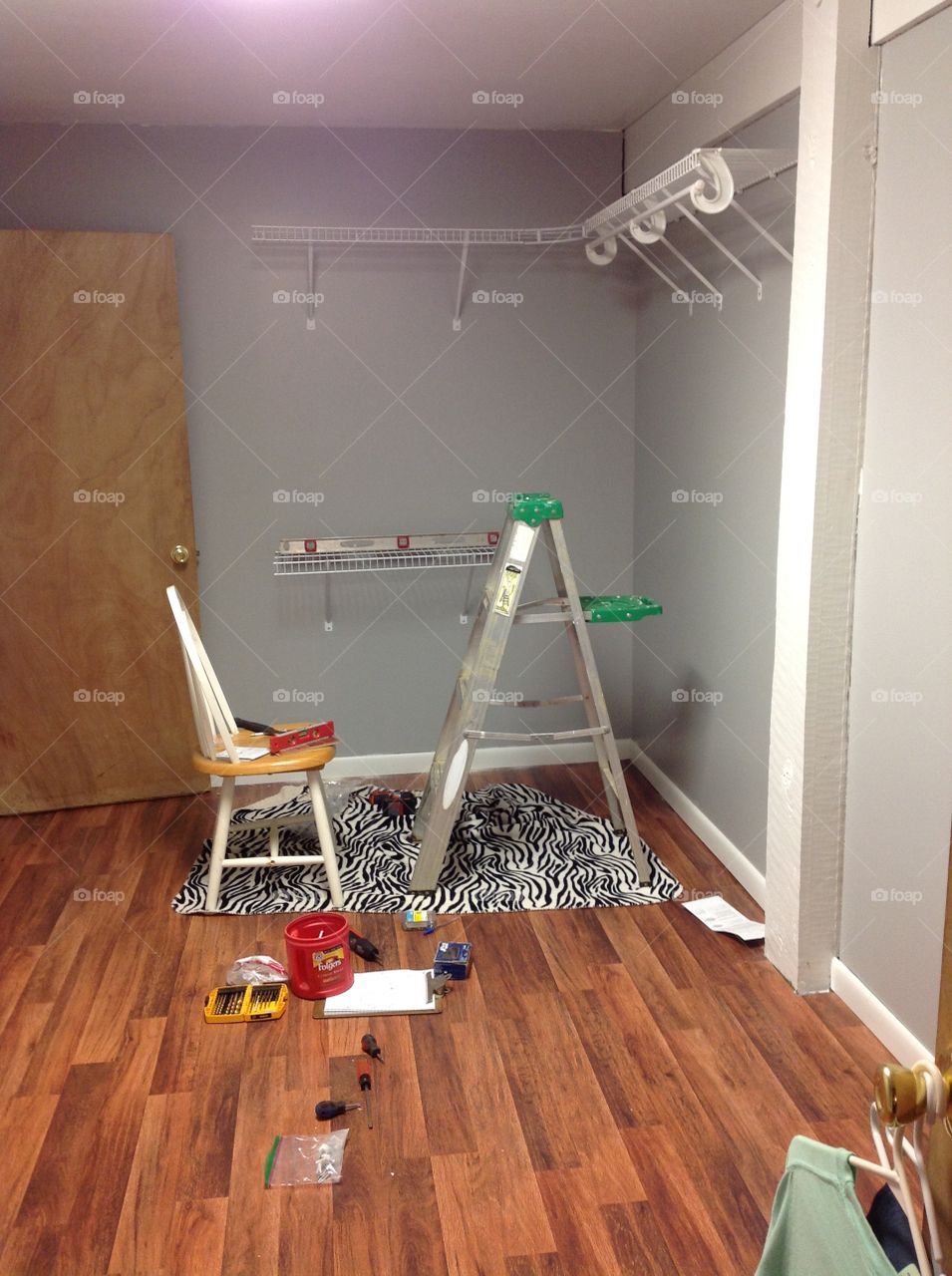 Remodeling Storage/Closet Room