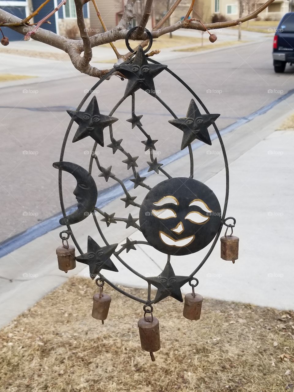 Wind chime ornament