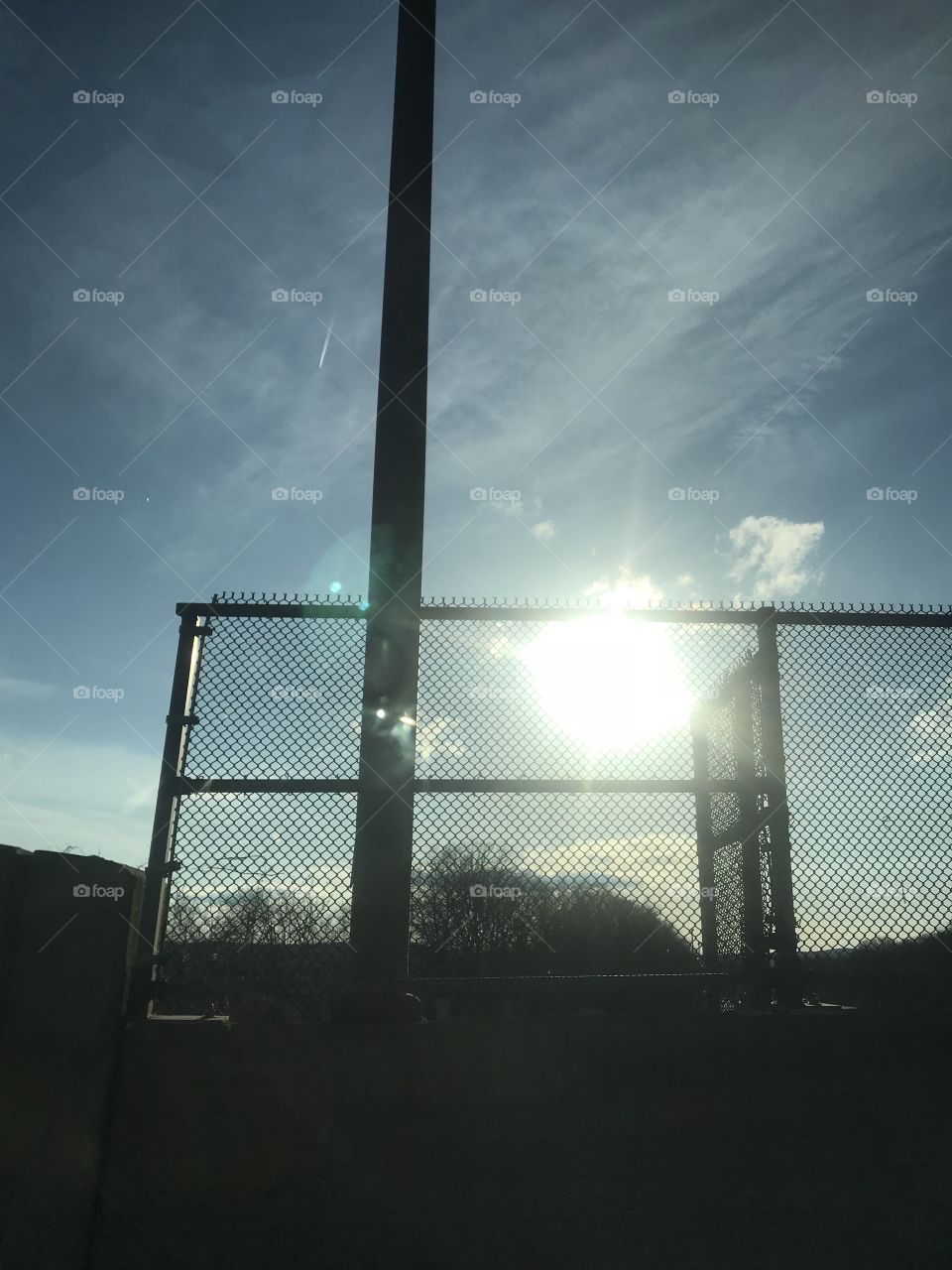Fenced sun 