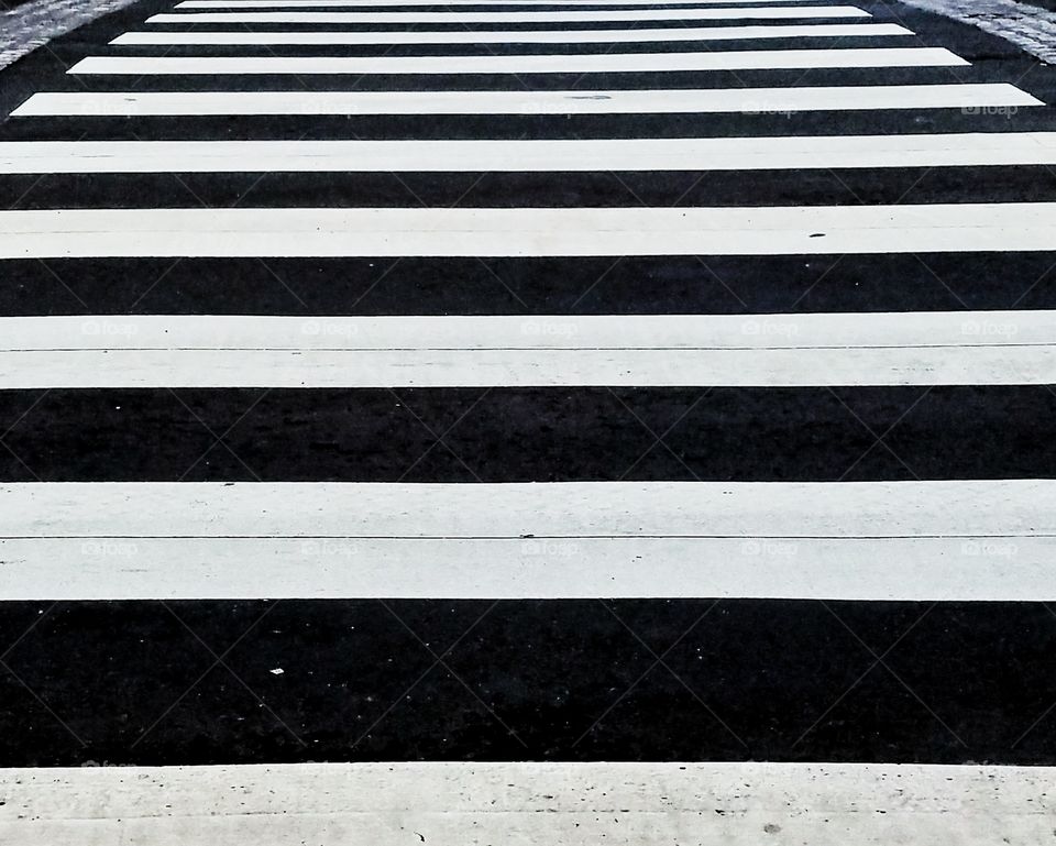 abstract black and white crosswalk
