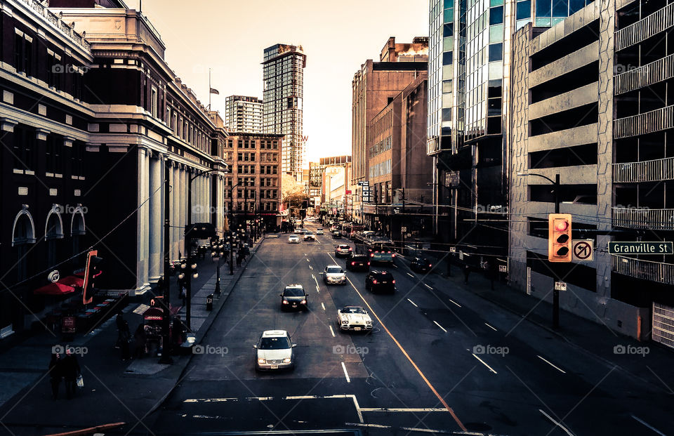 Streets of Vancouver Downtown