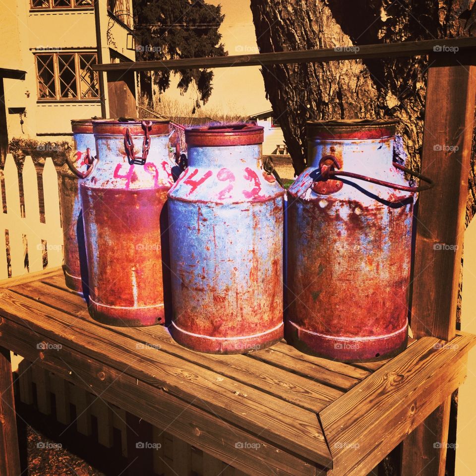 Mjölkkärl. Mjölkkärl