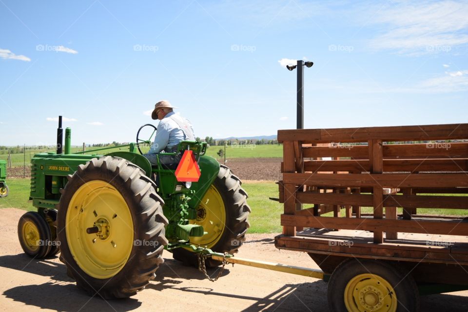 Tractor . Farm