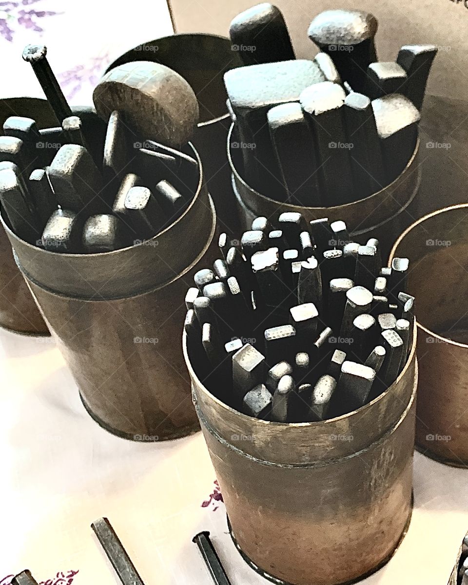 Metalsmithing tools for texture