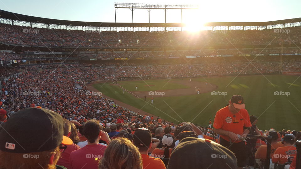 Camden Yards. Orioles vs Braves