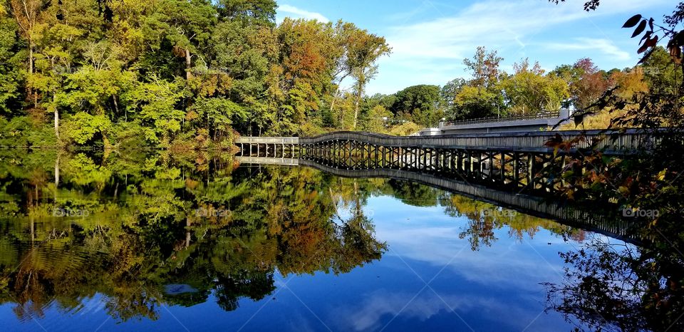 hiking on a fall day