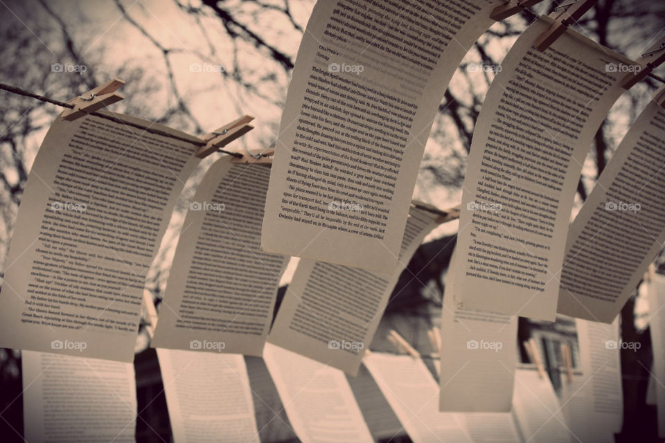 pages in the wind