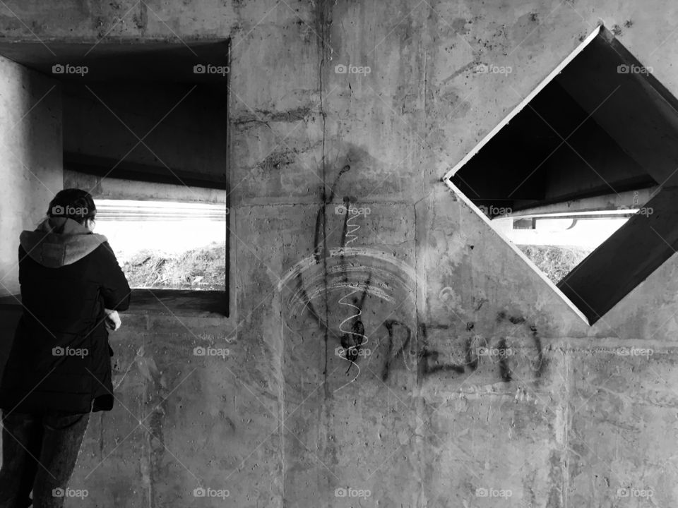 Loneliness. Graffiti. Provo river.