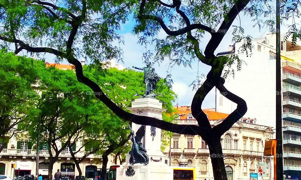 Duque de Saldanha Statue,
Duque de Saldanha Square, Lisbon.