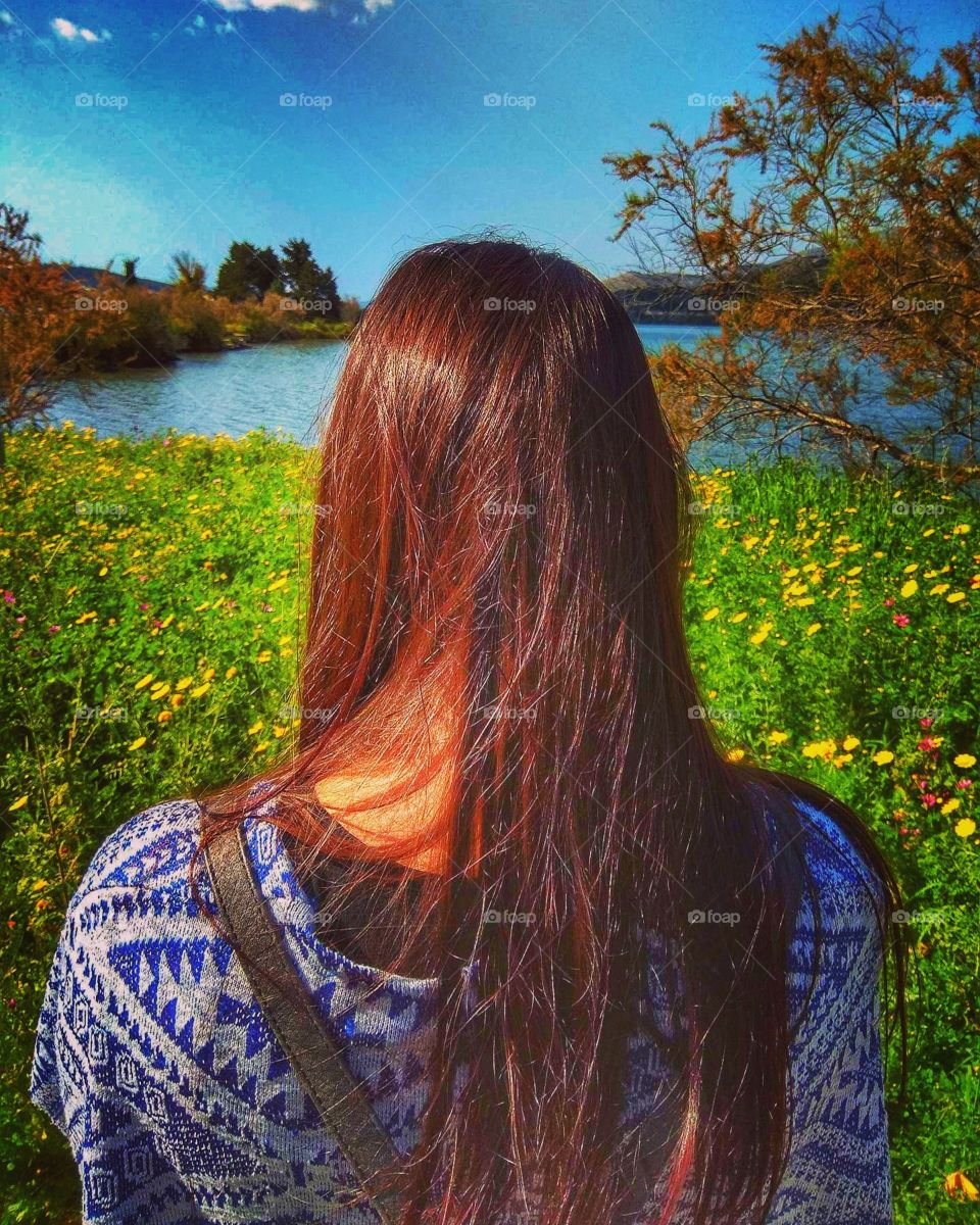 Admiring this summer view!