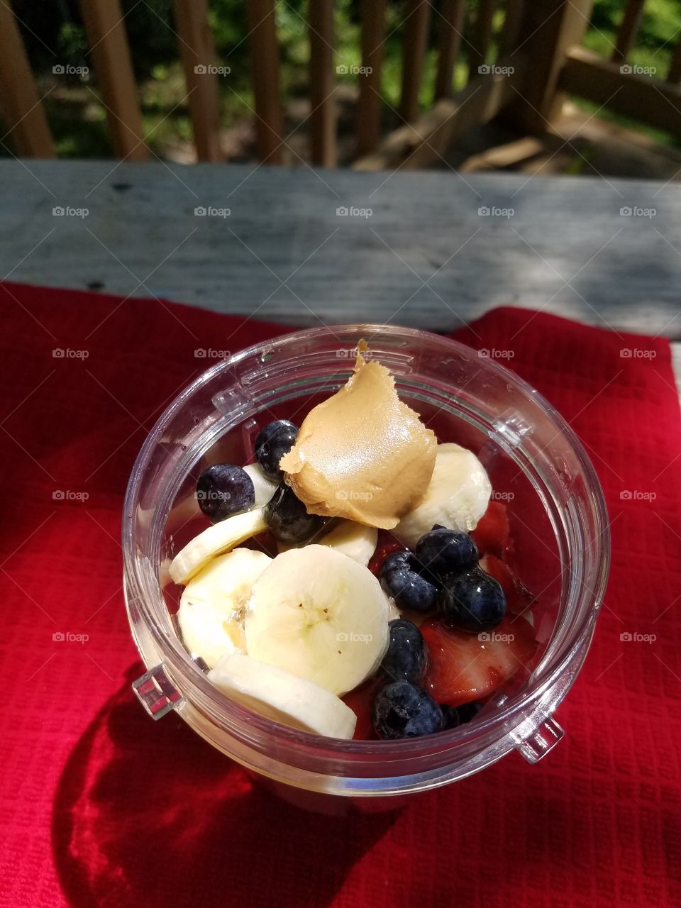 Fresh fruit smoothie