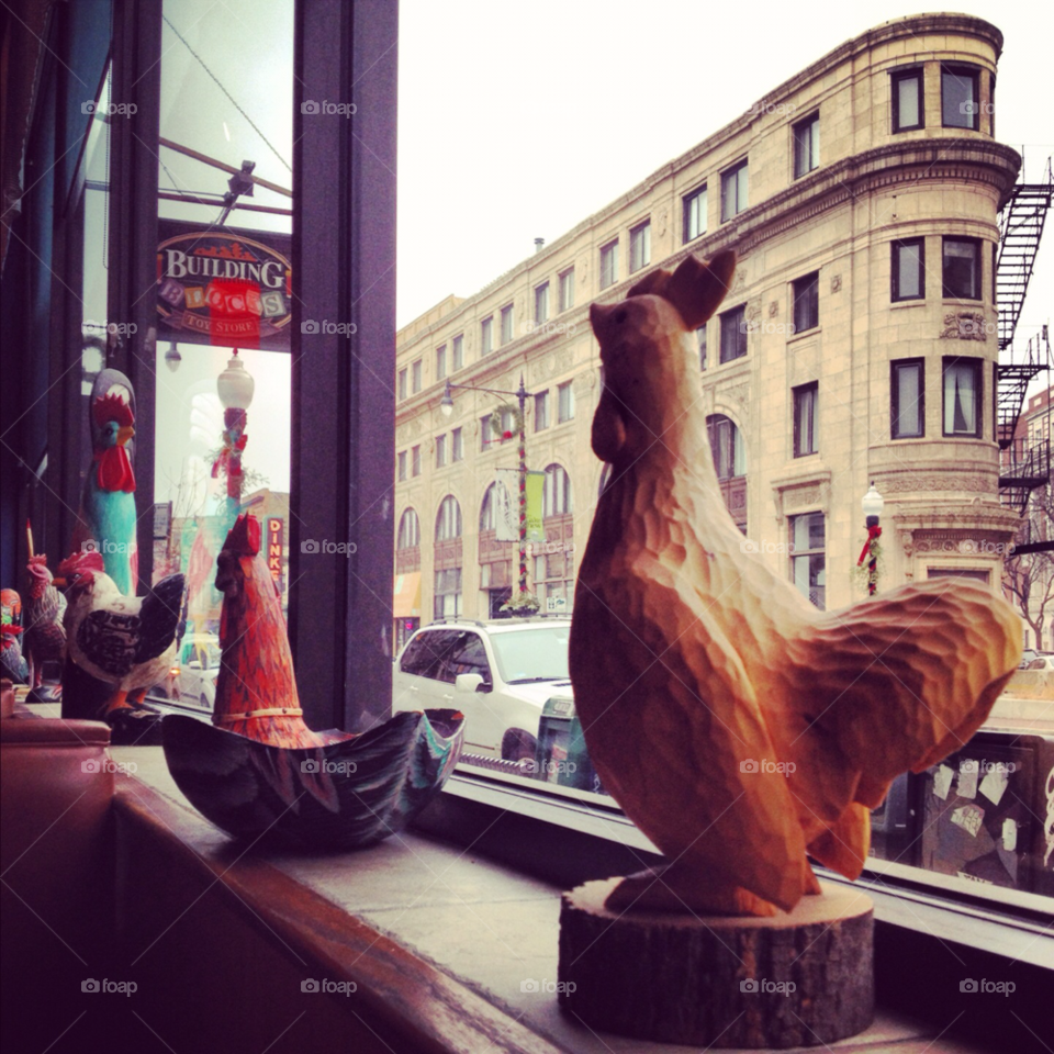 city breakfast chicago rooster by cassie696