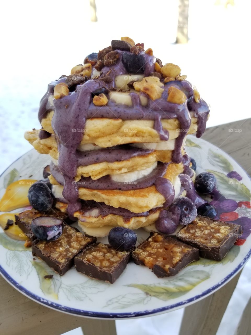 Blueberry Pancake Stack
