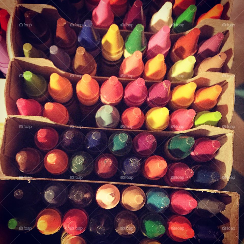 Box of crayons