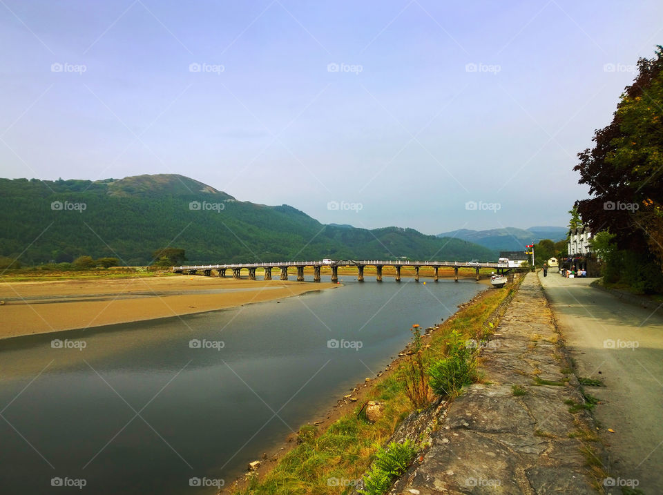 Trail. Mawddach trail Wales