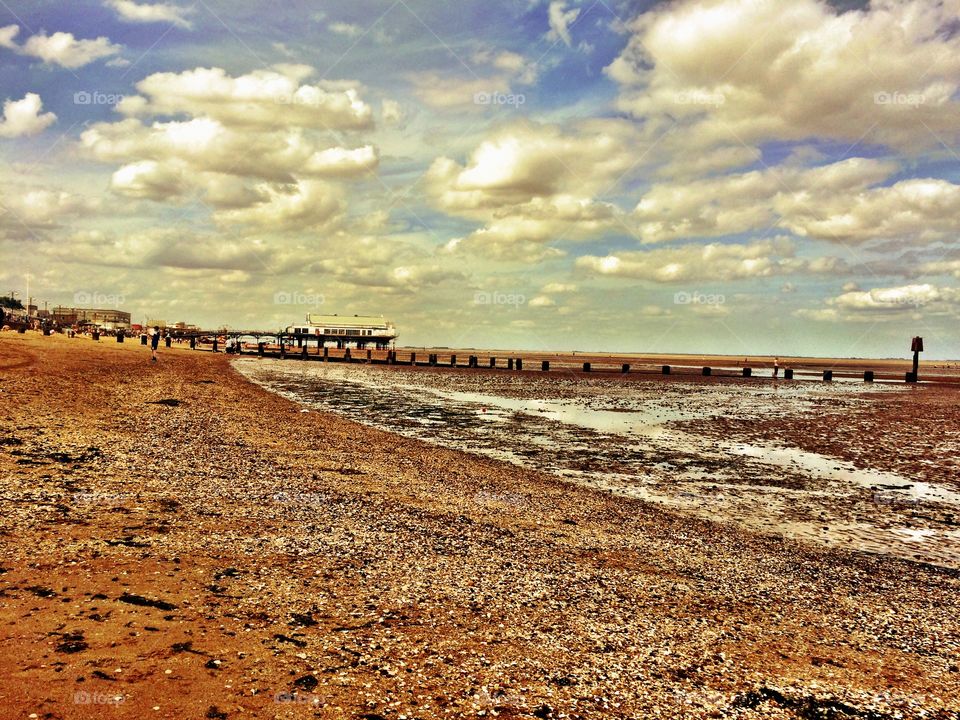 Cleethorpes beach