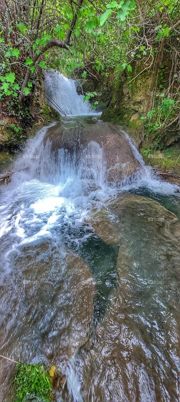 water falling