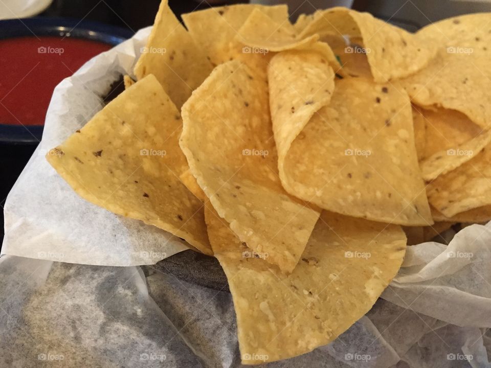 Alamo Cafe chips and salsa