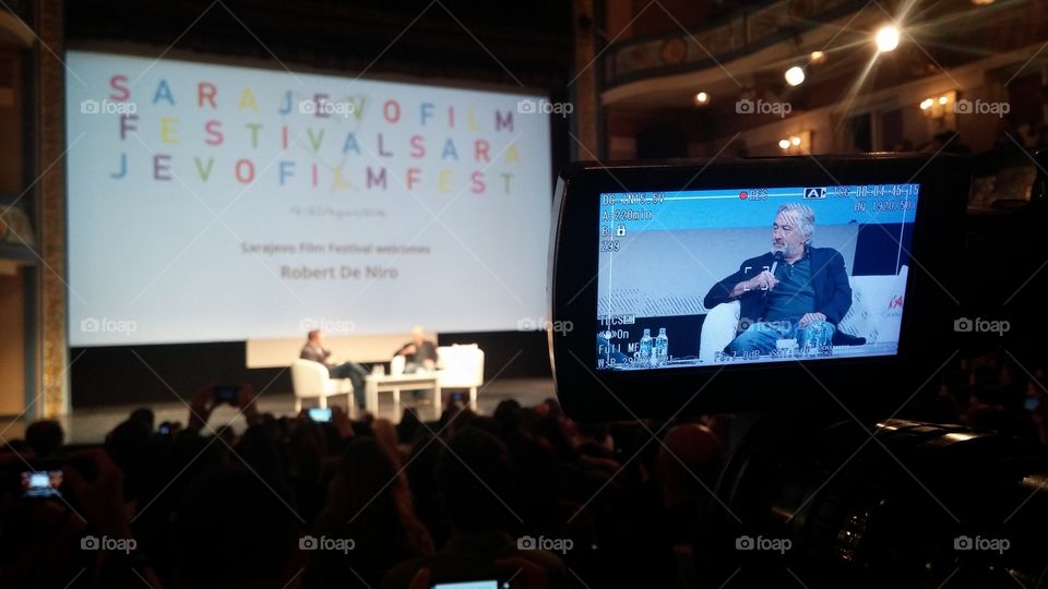 Sarajevo film Festival with Robert Deniro 2016