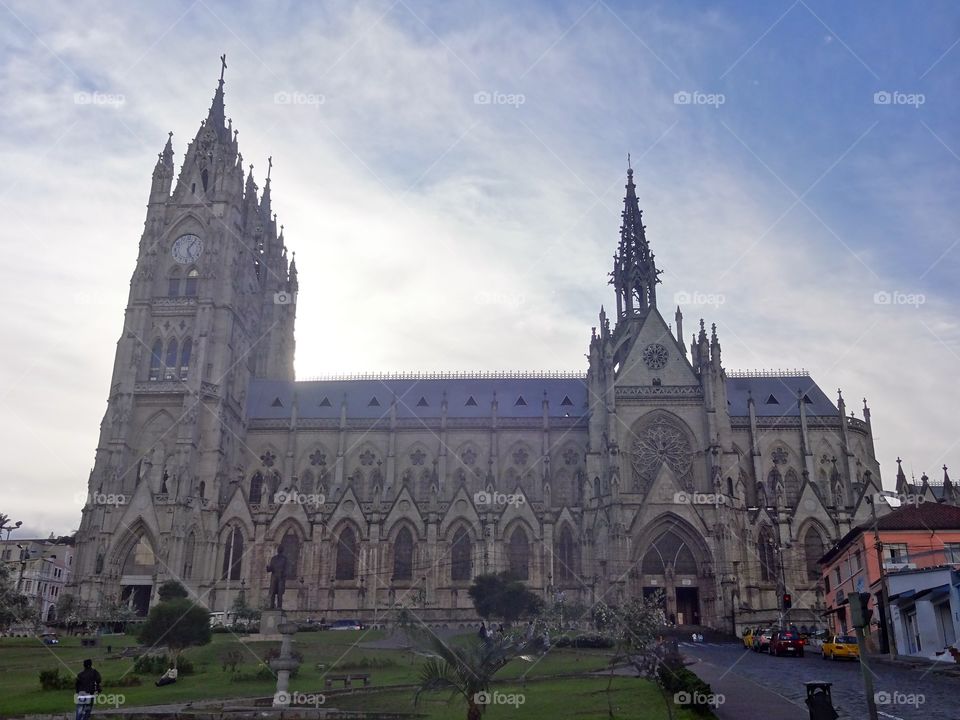 Cathedral in Quito, Ecuador