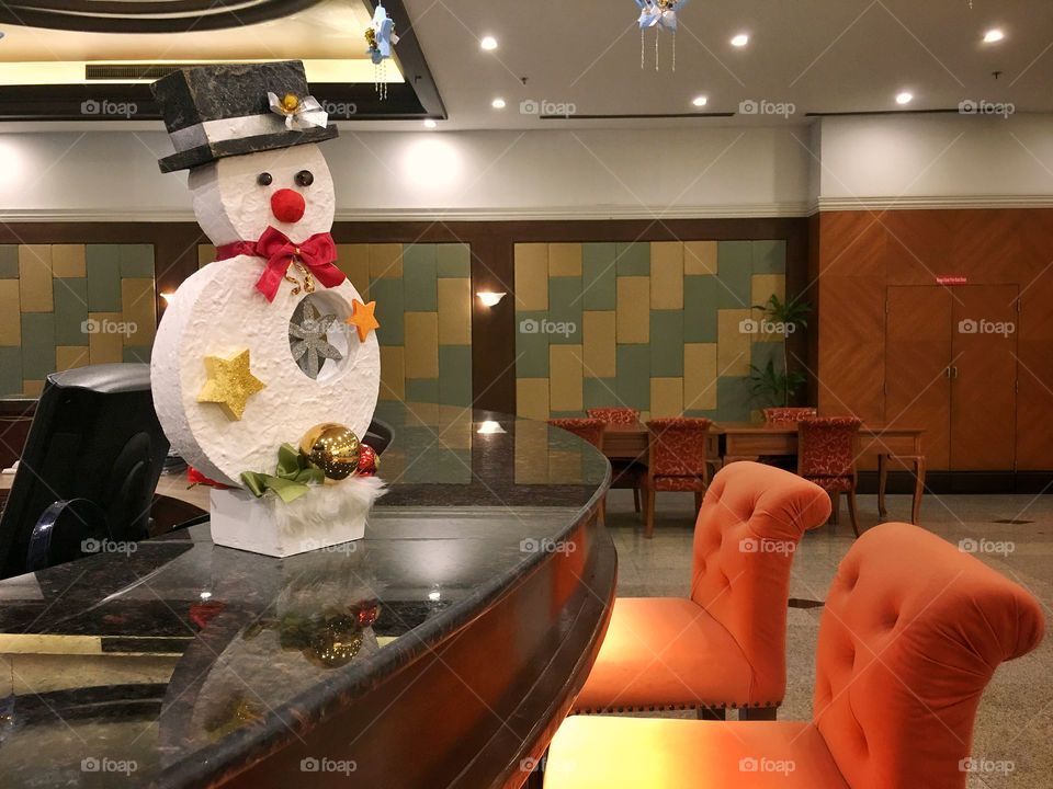 Lobby bar in Christmas moods 