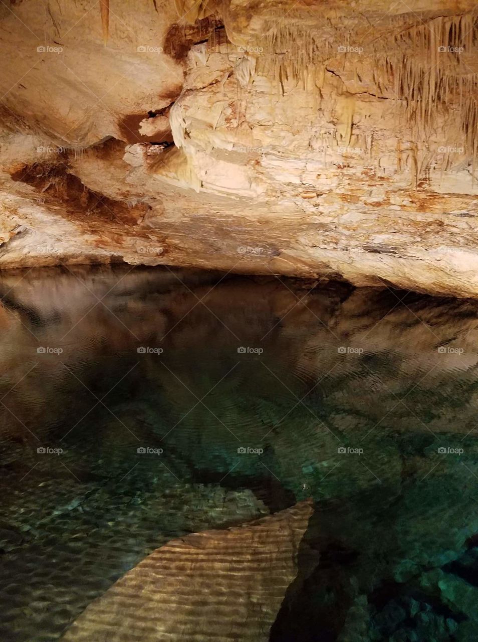 Cave with water in Bermuda
