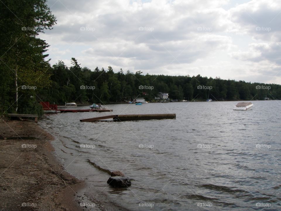Davidson lake, N.B., Canada 