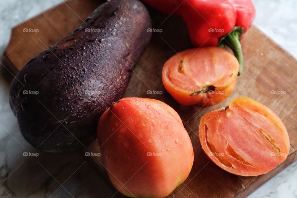 Colourful vegetables
