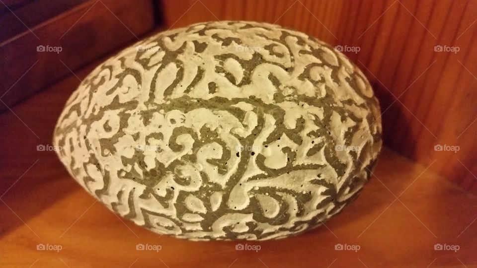 decorative stone egg