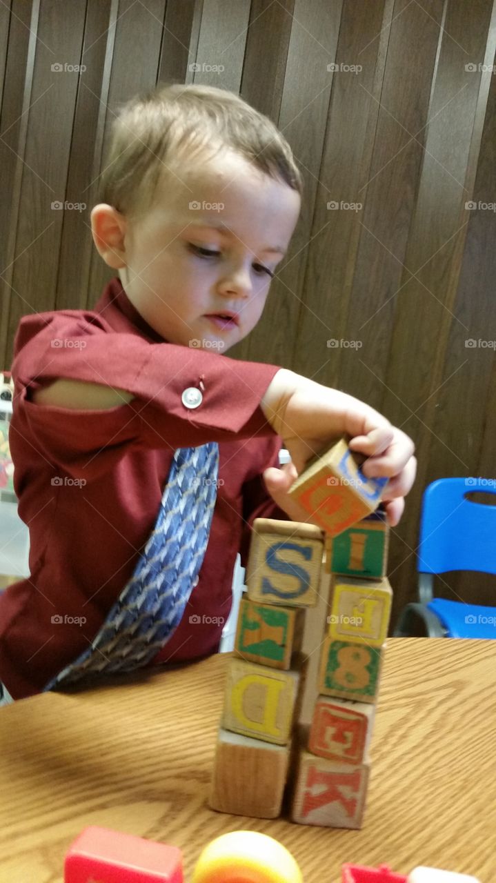 church toddler class with class