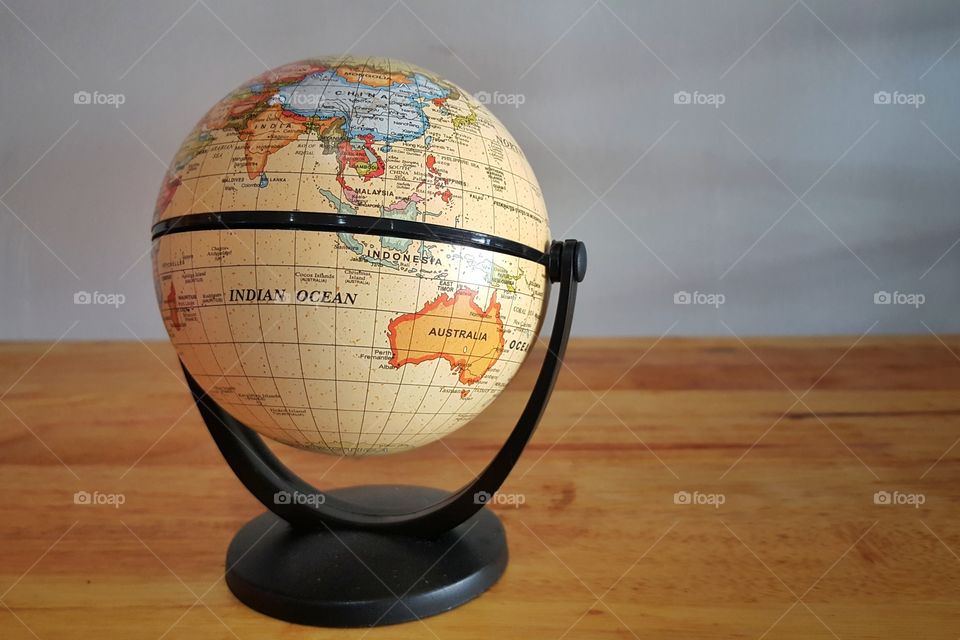 Lovely globe map model