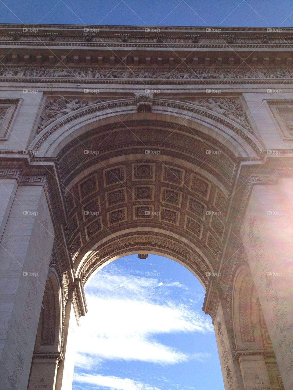 france paris arc de triomphe monument/point de repère by JBMotillon