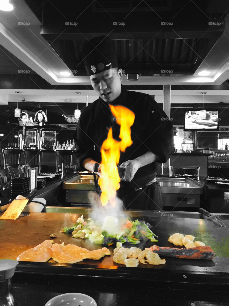 Kitchen professionals. Chef