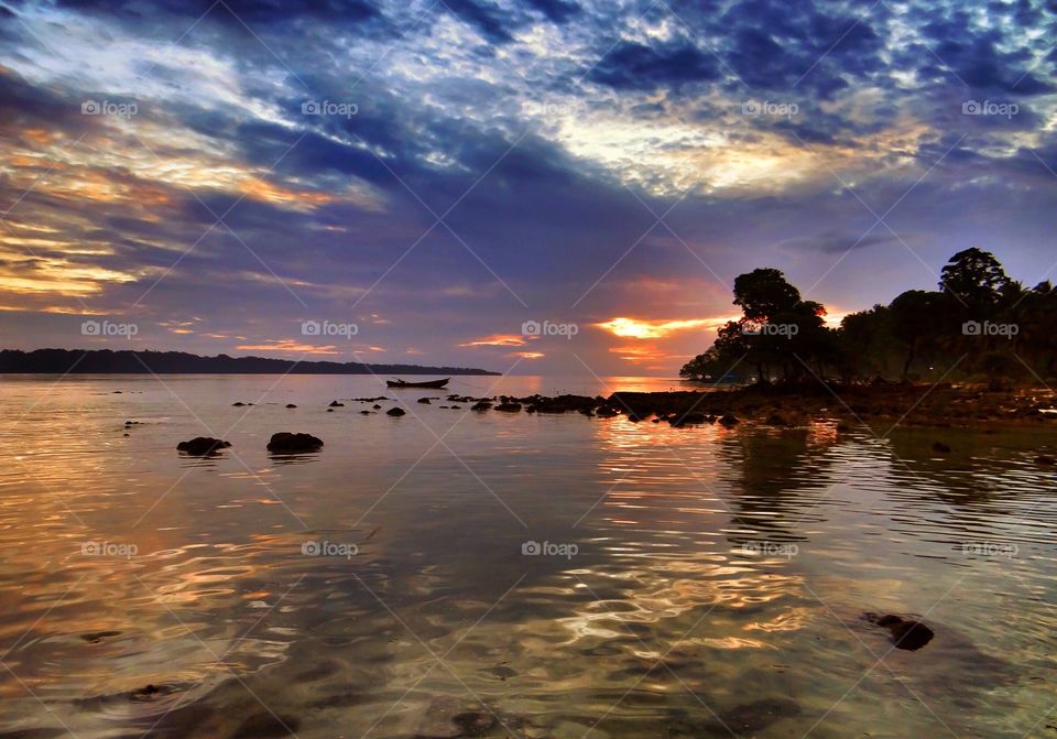 Sunrise in Andaman islands