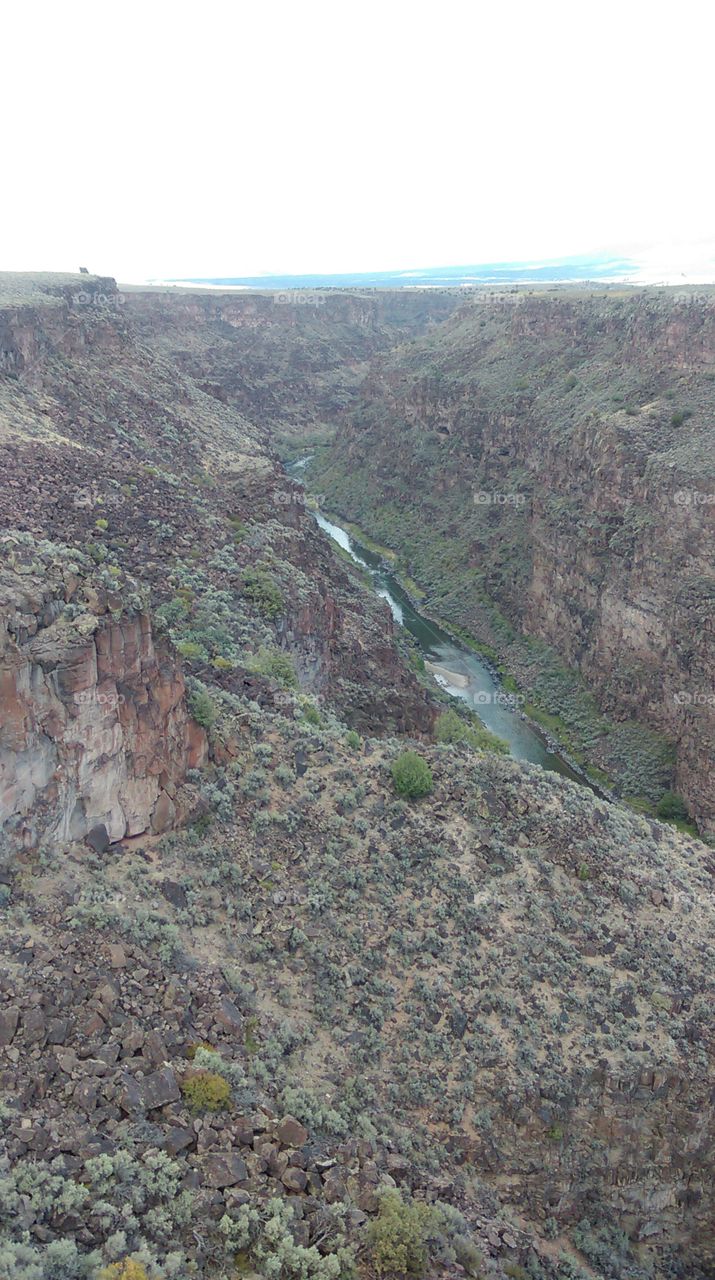 Rio Grande gorge in New Mexico
