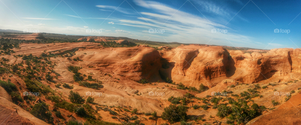 Flows. In Arches National Park