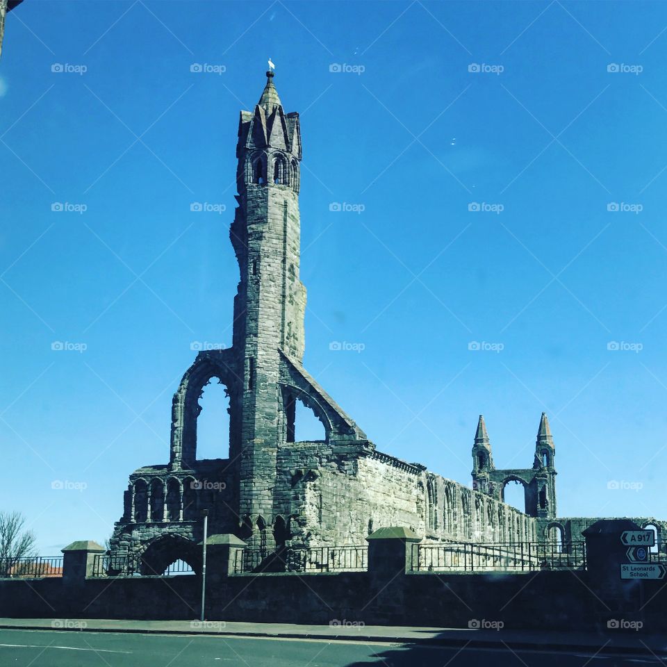 Ruins of the old cathedral, St. Andrews, Scotland!! 