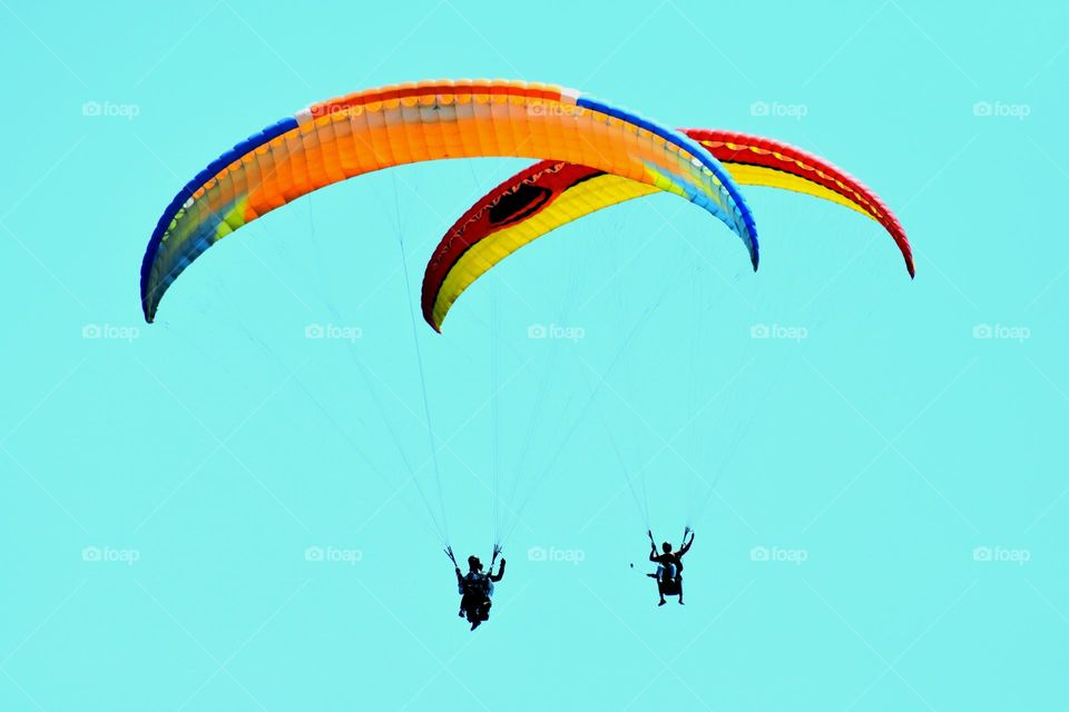 Paragliding is the recreational and competitive adventure sport of flying paragliders