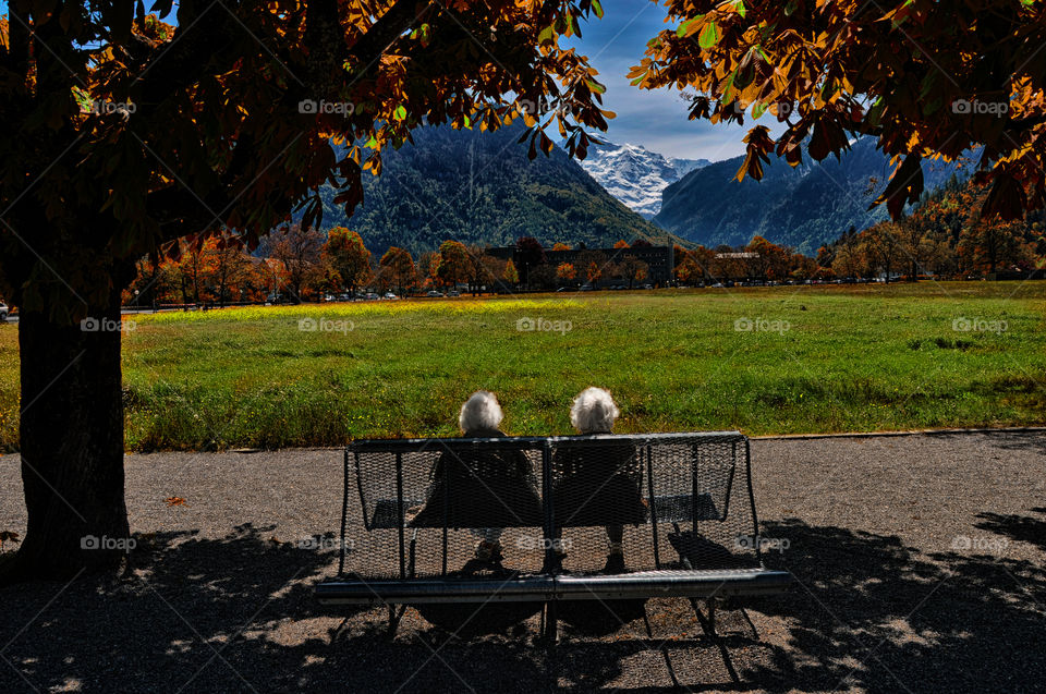 Wunderschöne Aussicht in Interlaken, Switzerland