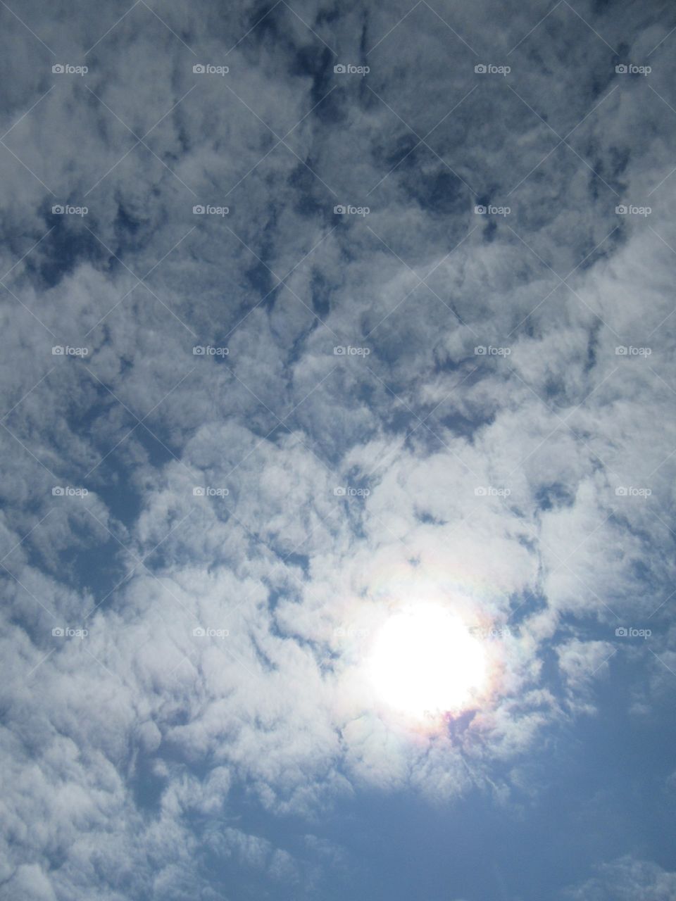 Sommer sky. Aarhus, Denmark 