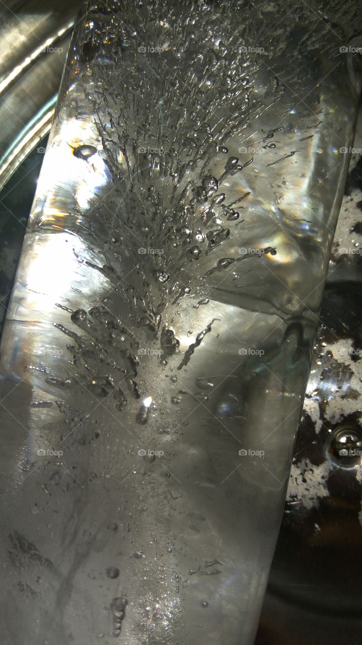 bubbles of ice