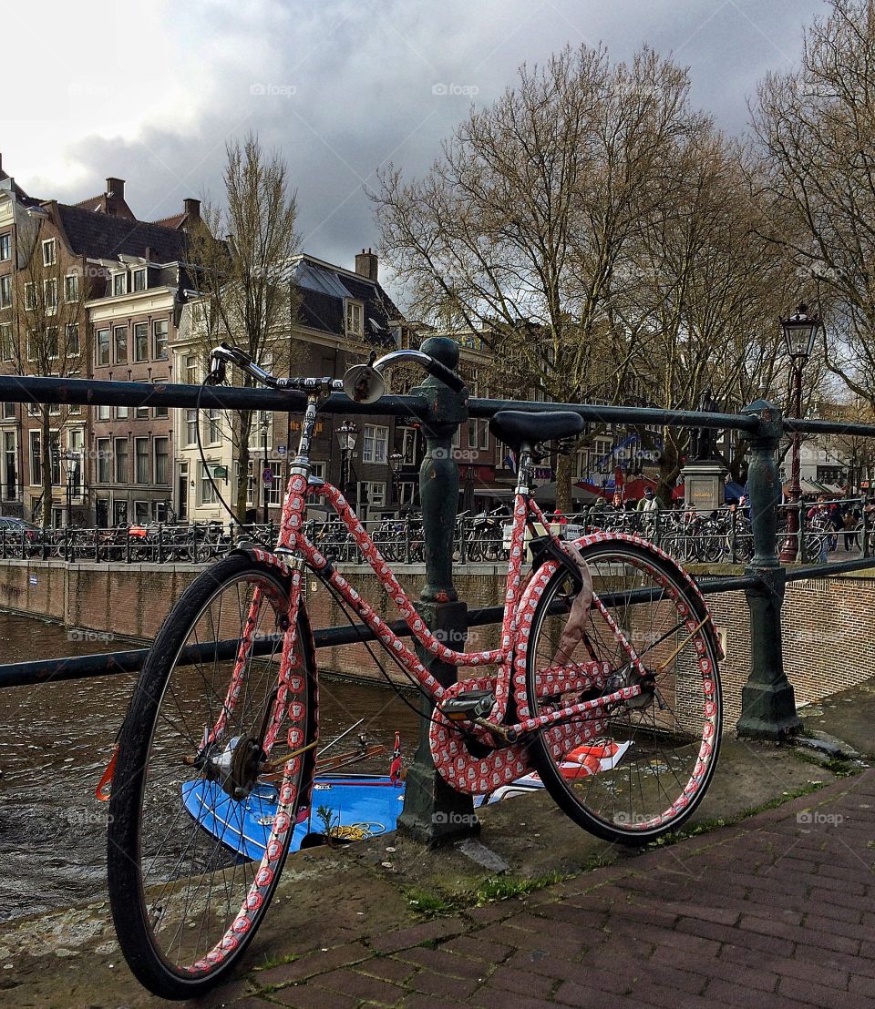 Bike by the canal