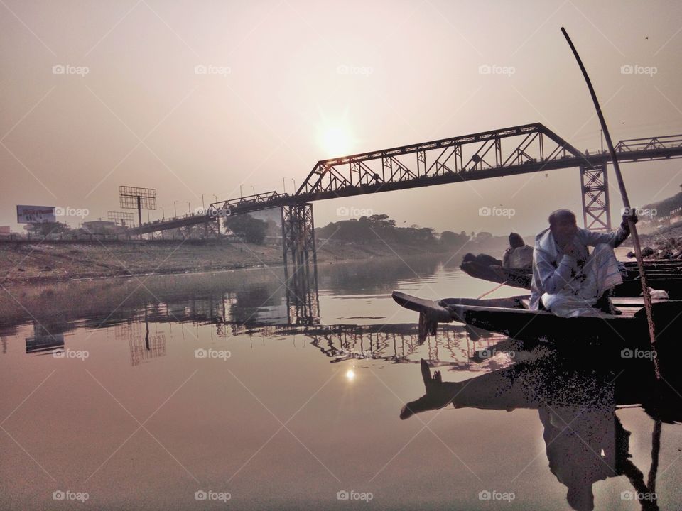 Waiting for passengers