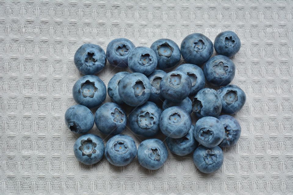 blueberries round beautiful texture background, healthy tasty food