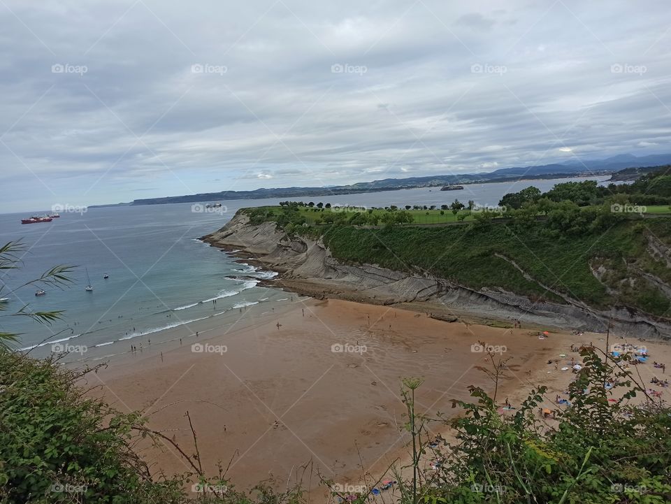 Playa en Santander