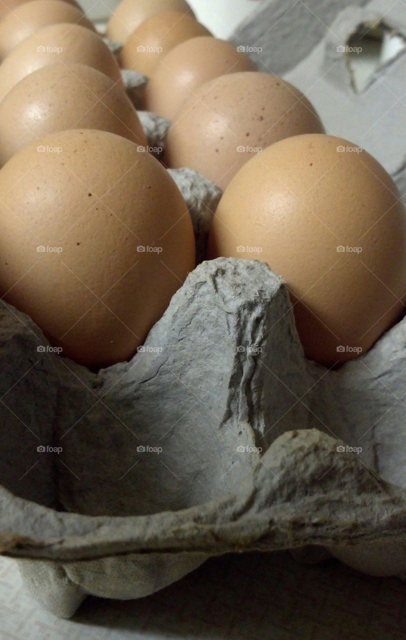 Brown eggs